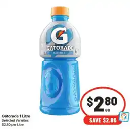 IGA Gatorade 1 Litre offer
