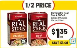 IGA Campbell's Real Stock offer