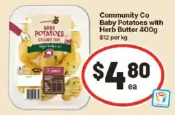 IGA Community Co Baby Potatoes with Herb Butter offer