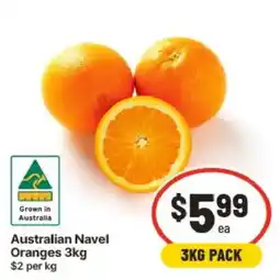 IGA Australian Navel Oranges offer