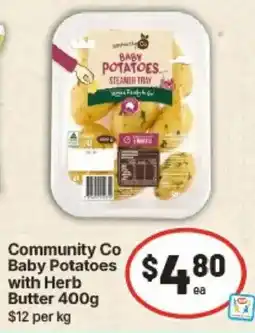 IGA Community Co Baby Potatoes with Herb Butter offer