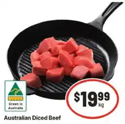 IGA Australian Diced Beef offer
