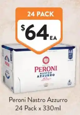 Foodworks Peroni Nastro Azzurro offer