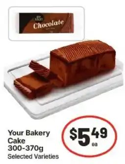 IGA Your Bakery Cake offer