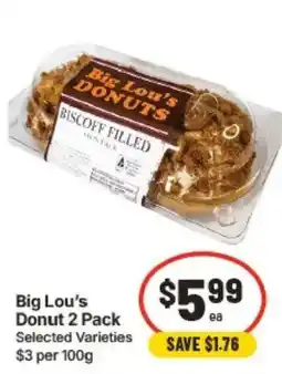 IGA Big Lou's Donut 2 Pack offer