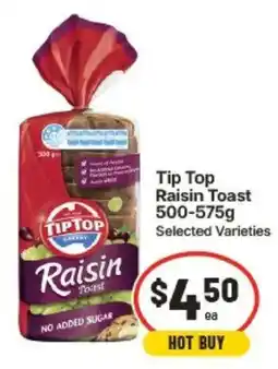 IGA Tip Top Raisin Toast offer