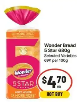 IGA Wonder Bread 5 Star offer