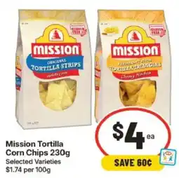 IGA Mission Tortilla Corn Chips offer