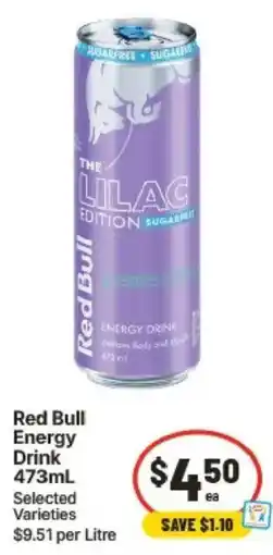 IGA Red Bull Energy Drink Selected Varieties offer