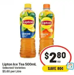 IGA Lipton Ice Tea offer