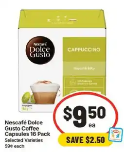 IGA Nescafe Dolce Gusto Coffee Capsules offer