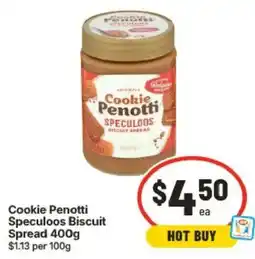 IGA Cookie Penotti Speculoos Biscuit Spread offer