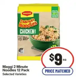 IGA Maggi 2 Minute Noodles offer