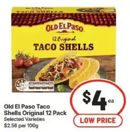 IGA Old El Paso Taco Shells Original offer