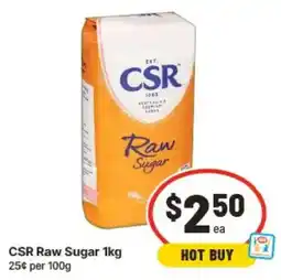 IGA CSR Raw Sugar offer