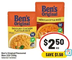 IGA Ben's Original Flavoured Rice offer