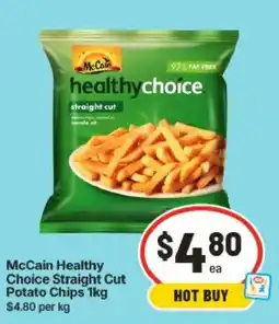 IGA McCain Healthy Choice Straight Cut Potato Chips offer