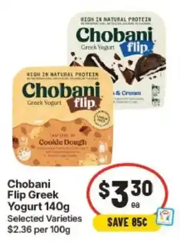 IGA Chobani Flip Greek Yogurt offer