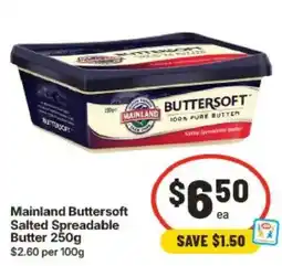 IGA Mainland Buttersoft Salted Spreadable Butter offer