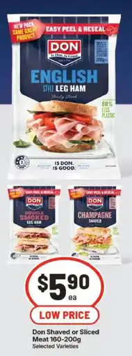 IGA Don Shaved or Sliced Meat offer