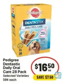 IGA Pedigree Dentastix Daily Oral Care offer