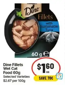 IGA Dine Fillets Wet Cat Food offer