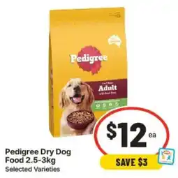 IGA Pedigree Dry Dog Food offer