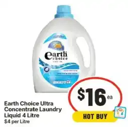 IGA Earth Choice Ultra Concentrate Laundry Liquid offer