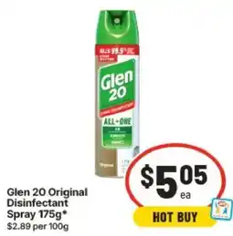 IGA Glen 20 Original Disinfectant Spray offer