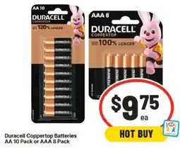 IGA Duracell Coppertop Batteries offer