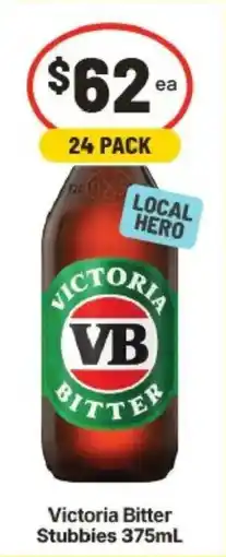 IGA Victoria Bitter Stubbies offer