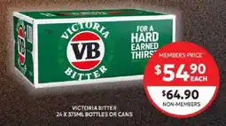 Harry Brown Victoria Bitter offer