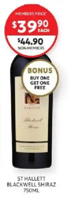St Hallett Blackwell Shiraz