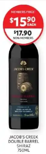 Harry Brown Jacob's Creek Double Barrel Shiraz offer