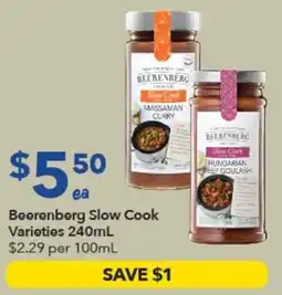 Ritchies Beerenberg Slow Cook Varieties offer