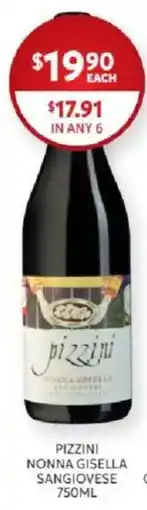Harry Brown Pizzini Nonna Gisella Sangiovese offer