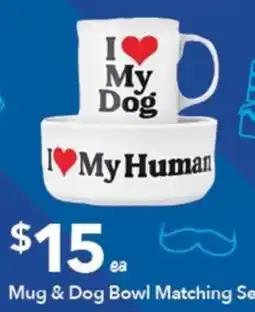 Ritchies Mug & Dog Bowl Matching Set offer