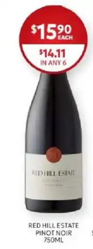 Harry Brown Red Hill Estate Pinot Noir offer