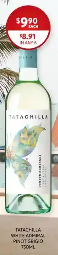 Harry Brown Tatachilla White Admiral Pinot Grigio offer
