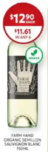 Harry Brown Farm Hand Organic Semillon Sauvignon Blanc offer