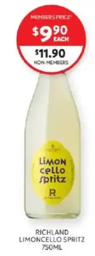 Harry Brown Richland Limoncello Spritz offer