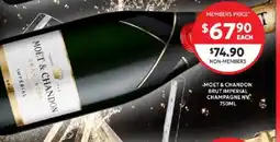 Harry Brown Moet & Chandon Brut Imperial Champagne NV offer