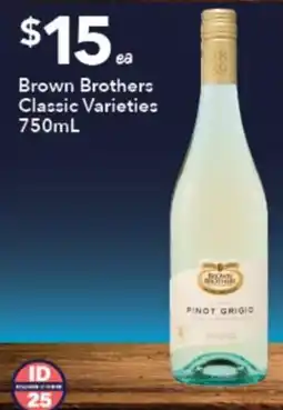 Ritchies Brown Brothers Classic Varieties Pinot Grigio offer