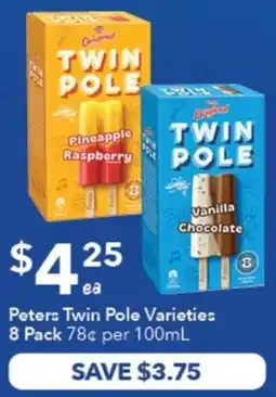 Ritchies Peters Twin Pole Varieties offer