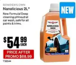 SuperCheap Auto Bowden's Own Nanolicious offer