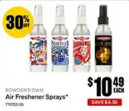 SuperCheap Auto Bowden's Own Air Freshener Sprays offer