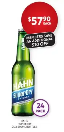 Harry Brown Hahn SuperDry Low Carb offer