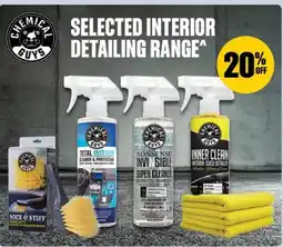 SuperCheap Auto Chemical Guys Selected Interior Detailing Range offer