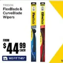 SuperCheap Auto Tridon FlexBlade & CurveBlade Wipers offer