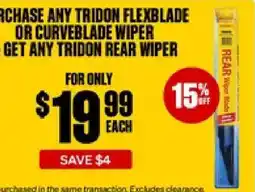 SuperCheap Auto Tridon rear wiper offer